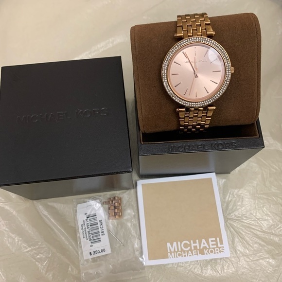 Michael Kors Accessories - Needs battery- Michael Kors Rose gold watch Michael Kors darci pre-loved